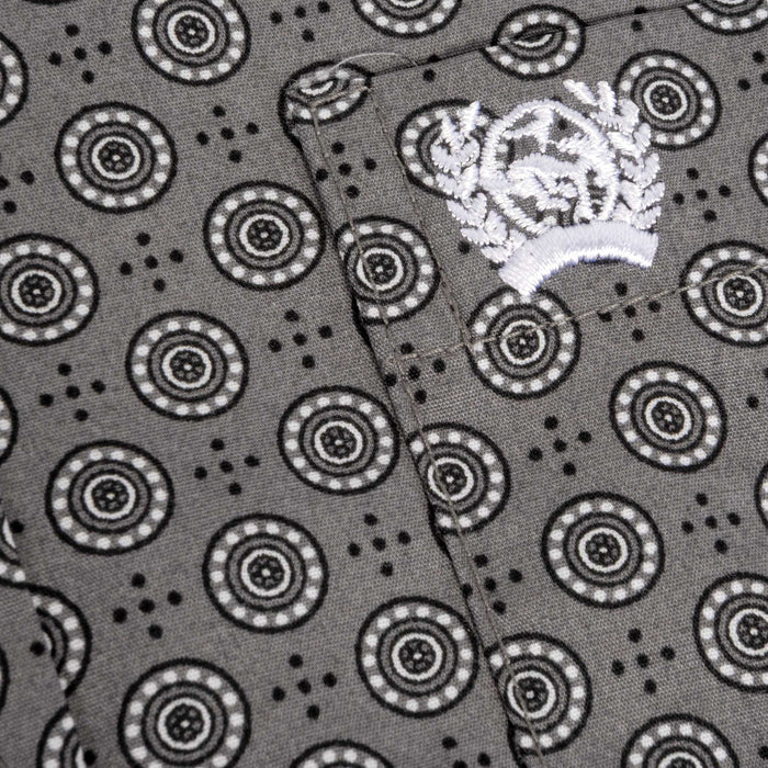 Cinch Boy's Geo Print Button Down Shirt