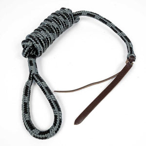 Eye Slide Lead Rope Tack - Halters & Leads - Leads Teskey's Silver/Black  