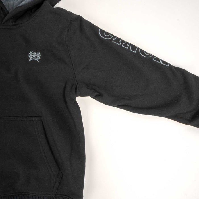 Cinch Boy's Black Pullover Hoodie