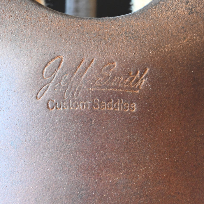 17" USED JEFF SMITH RANCH CUTTER SADDLE