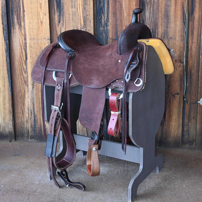 15.5" JEFF SMITH BUSTER WELCH RANCH CUTTER SADDLE