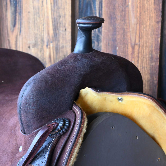 15.5" JEFF SMITH BUSTER WELCH RANCH CUTTER SADDLE