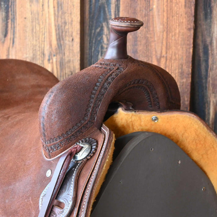 15.5" JEFF SMITH BUSTER WELCH RANCH CUTTER SADDLE