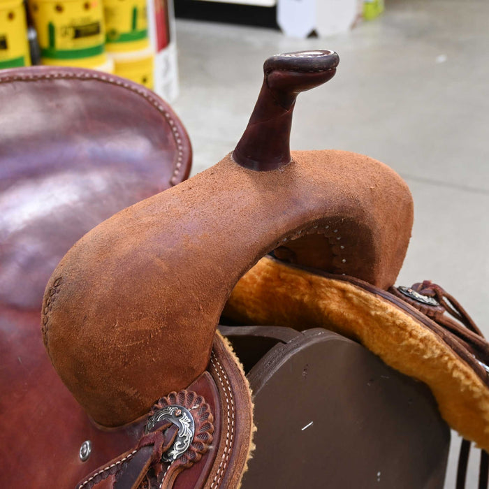 15.5" USED TESKEY'S CUTTING SADDLE