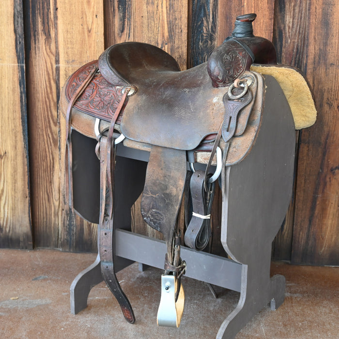 15.5" USED TRENT WARD RANCH SADDLE
