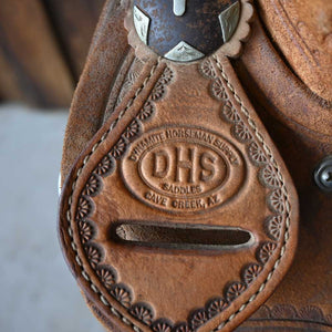 13.5" USED DHS BARREL SADDLE Saddles Dynamite Horseman Supply   