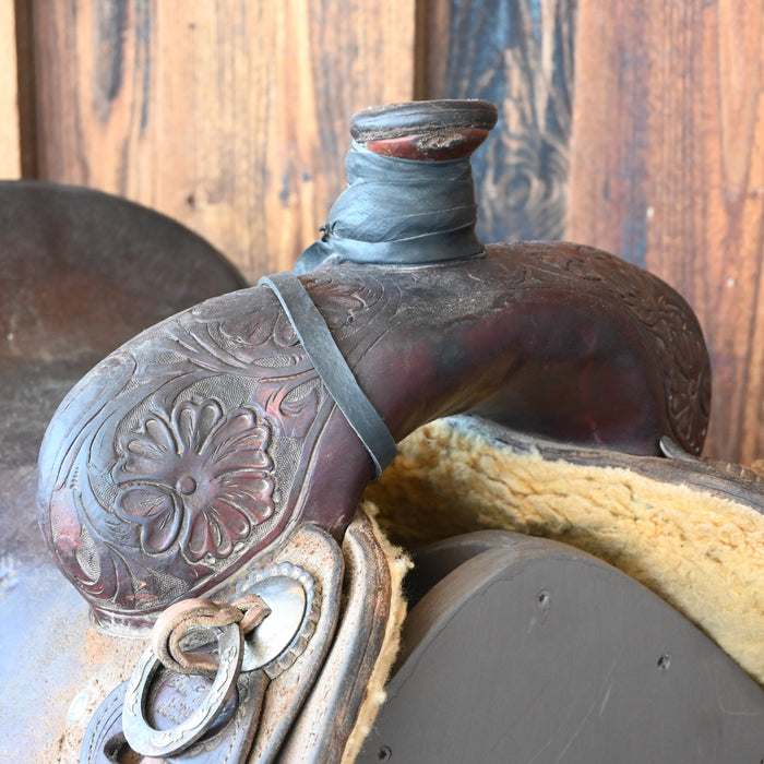 15.5" USED TRENT WARD RANCH SADDLE