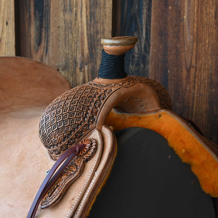 15" TESKEY'S TEAM ROPING SADDLE