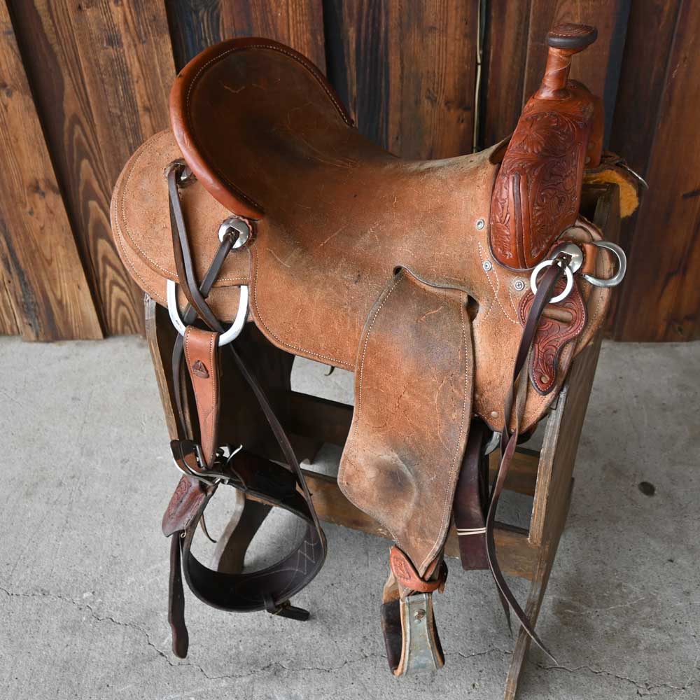 17" USED FARRIS RANCH CUTTER SADDLE saddles Payton Farris