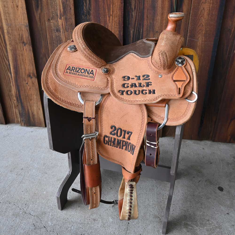 12.5" USED DHS ROPING SADDLE