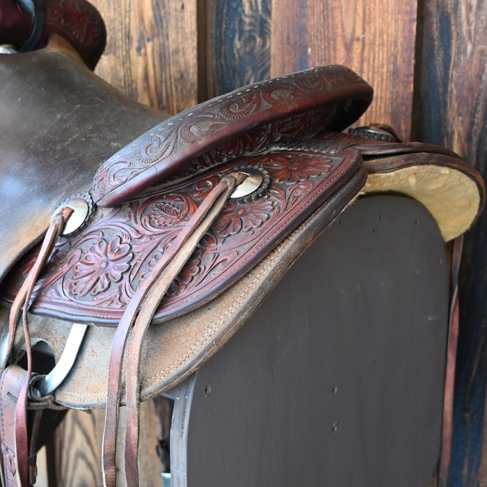 15.5" USED TRENT WARD RANCH SADDLE