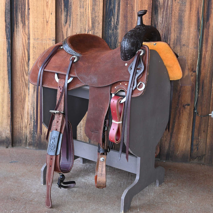 15" JEFF SMITH BEAU GALYEAN RANCH CUTTER SADDLE