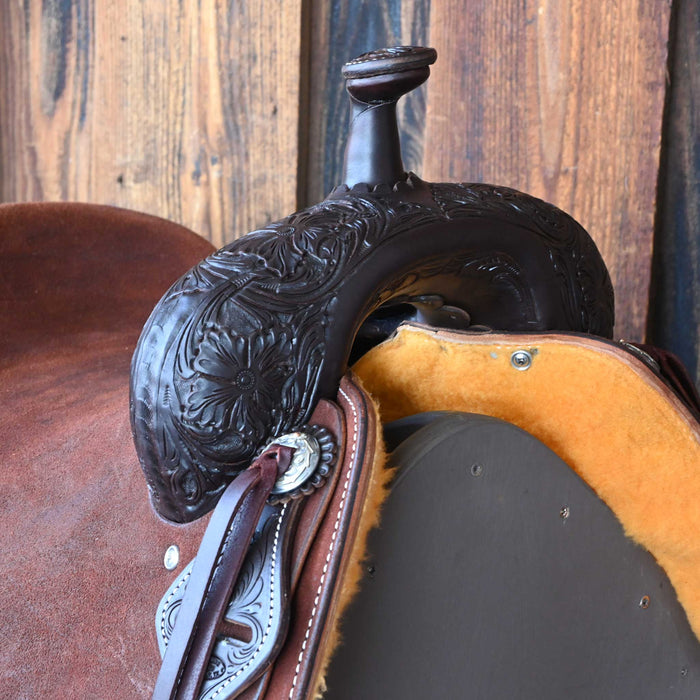 15" JEFF SMITH BEAU GALYEAN RANCH CUTTER SADDLE