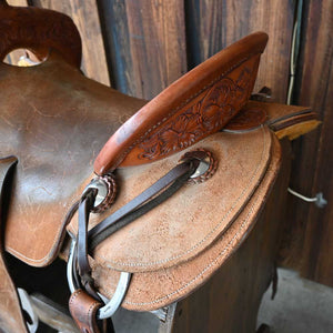 17" USED FARRIS RANCH CUTTING SADDLE