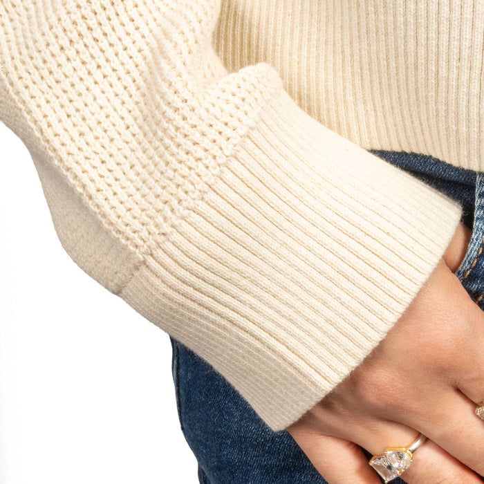 Flag & Anthem Women's Sutton Whip Stitch Crew Neck Top