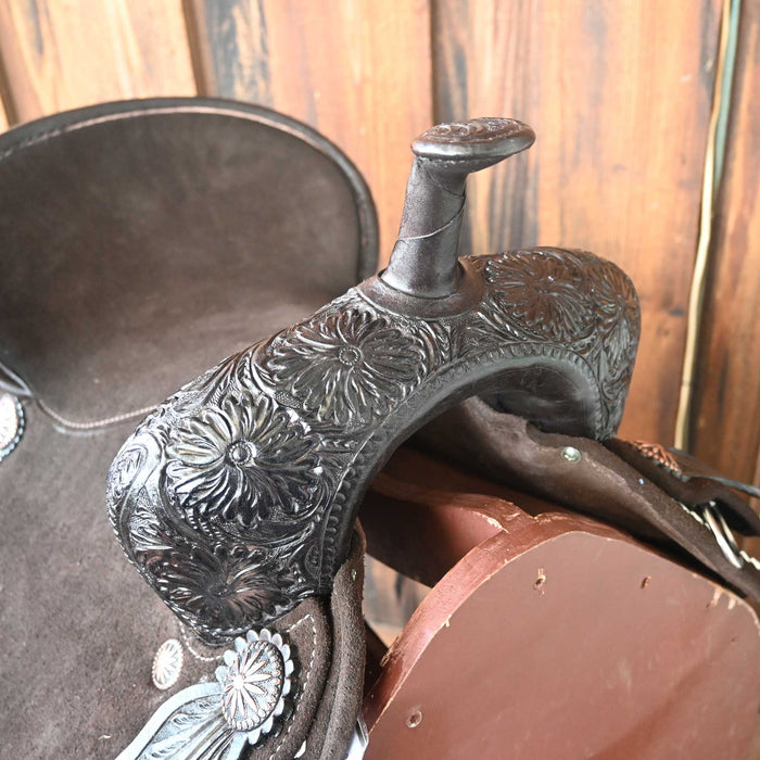 15" SEVEN LIGHTWEIGHT WOOD TREE BARREL SADDLE