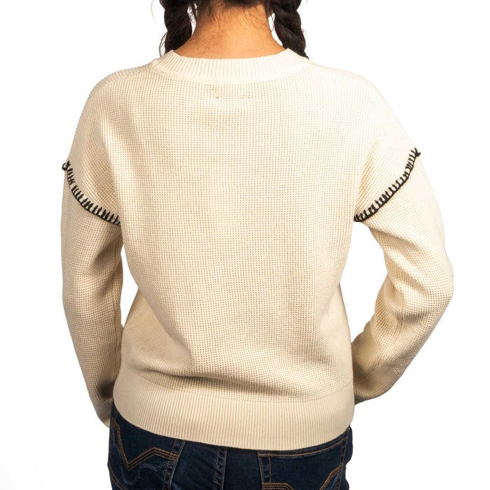 Flag & Anthem Women's Sutton Whip Stitch Crew Neck Top