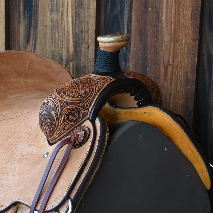 14" TESKEY'S TEAM ROPING SADDLE