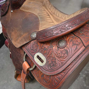 13.5" USED REINSMAN TYLER MAGNUS SERIES ROPING SADDLE Saddles Reinsman   
