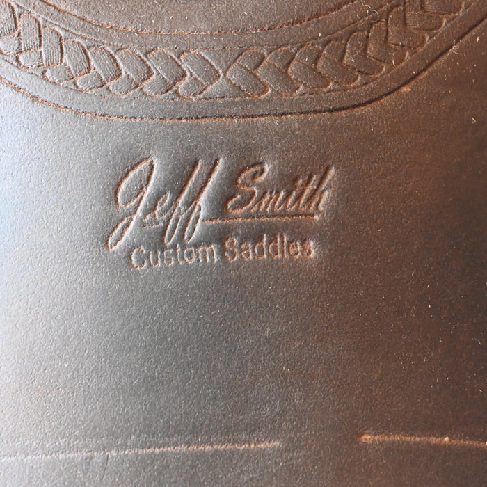 16" USED JEFF SMITH RANCH CUTTER SADDLE