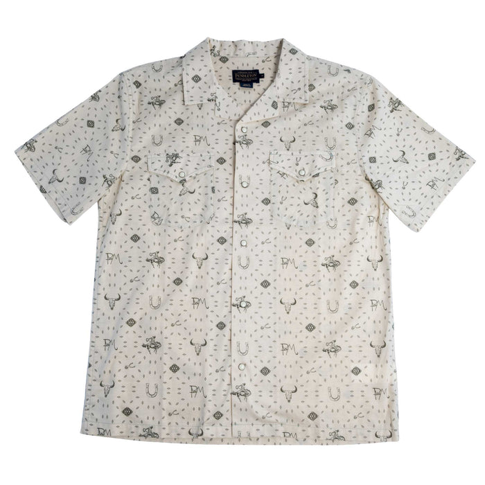 Pendleton Men's Western Aloha Tan Shirt MEN - Clothing - Shirts - Short Sleeve Pendleton