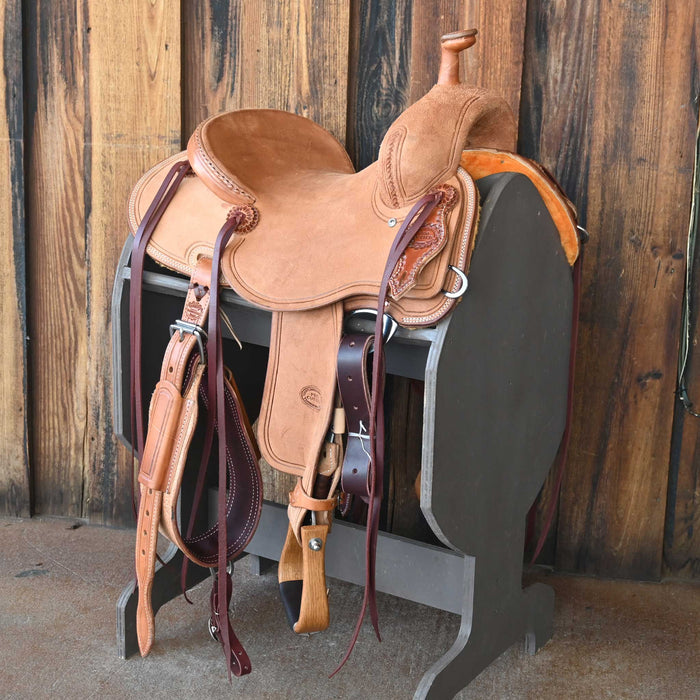 14" TESKEY'S PRO CUTTER RANCH CUTTER SADDLE