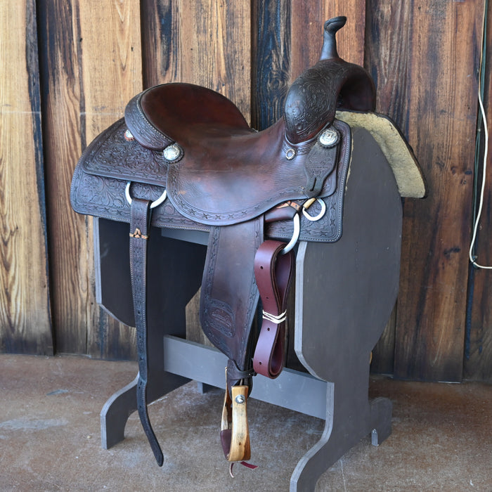 16.5" USED SEAN RYON CUTTING SADDLE