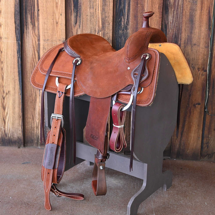15.5" JEFF SMITH BEAU GALYEAN RANCH CUTTER SADDLE