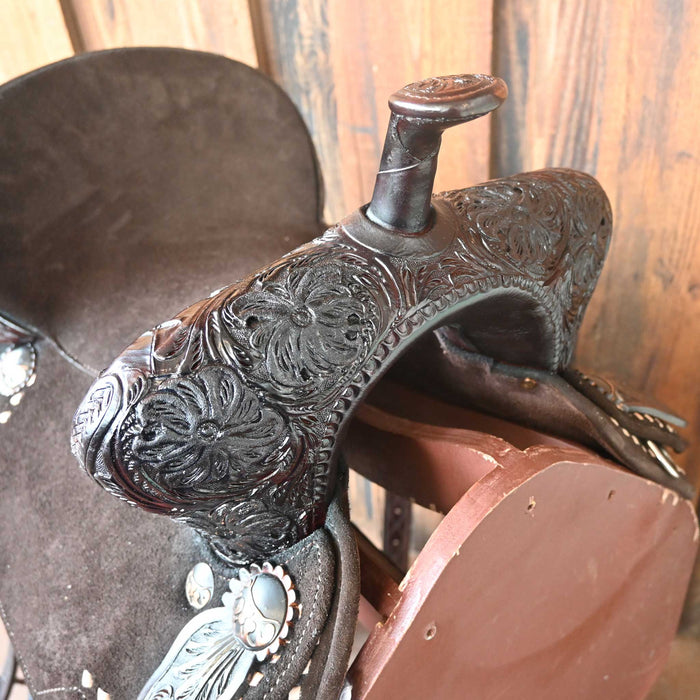 15" SEVEN LIGHTWEIGHT WOOD TREE BARREL SADDLE