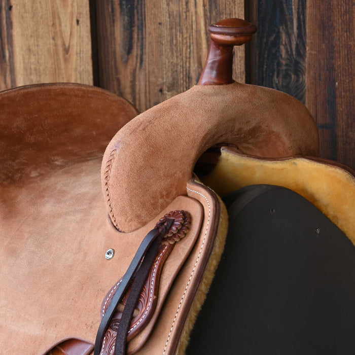 15.5" JEFF SMITH BUSTER WELCH RANCH CUTTER SADDLE