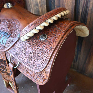 16" USED JERRY BEAGLEY CUTTING SADDLE