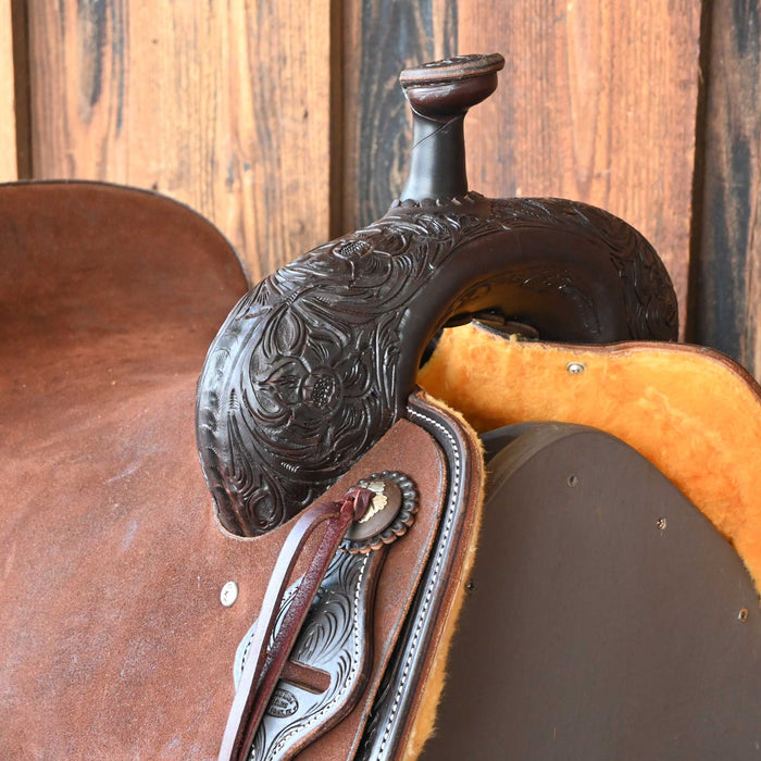 16.5" JEFF SMITH BEAU GALYEAN RANCH CUTTER SADDLE