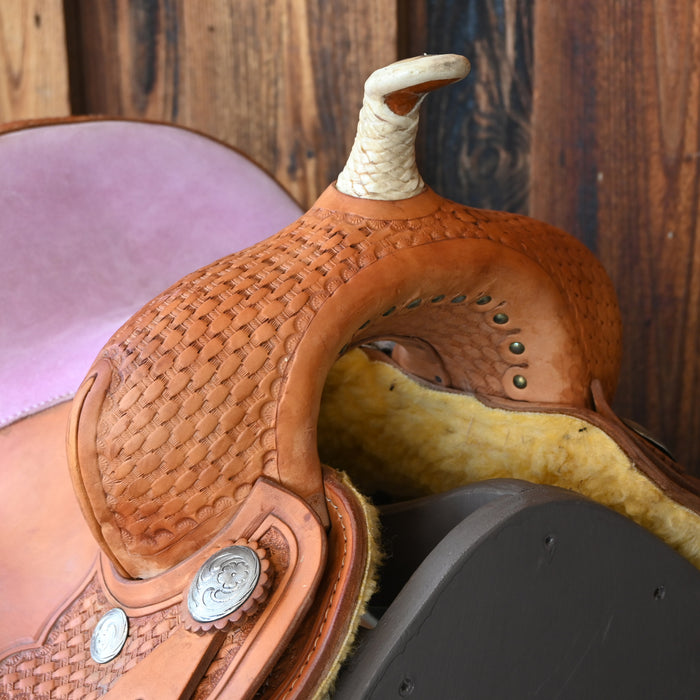 12" USED CIRCLE T BARREL SADDLE