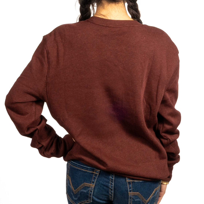 Cruel Denim Women's Heather Burgundy Sweatshirt