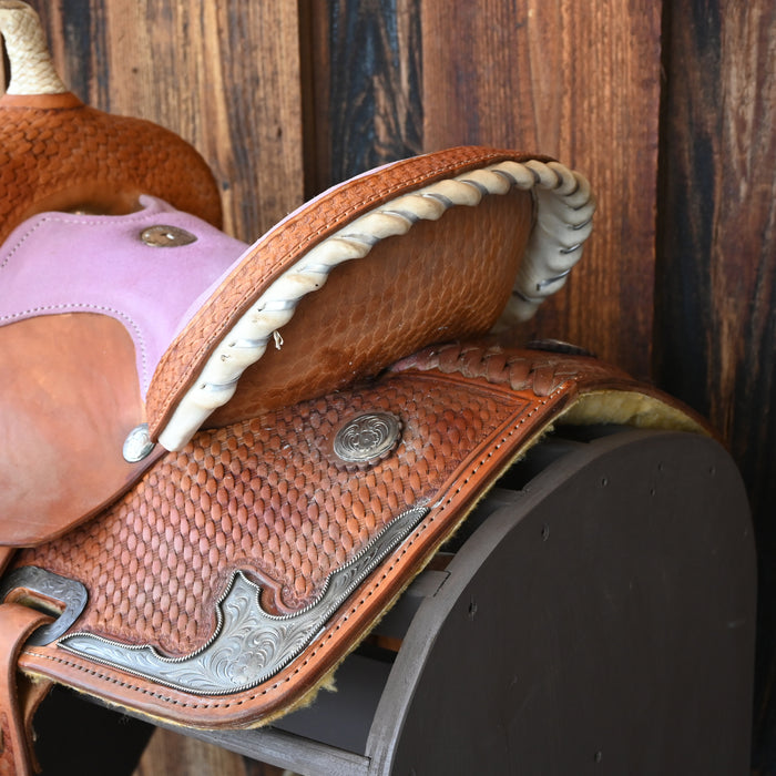 12" USED CIRCLE T BARREL SADDLE