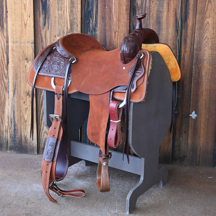 16.5" JEFF SMITH BEAU GALYEAN RANCH CUTTER SADDLE