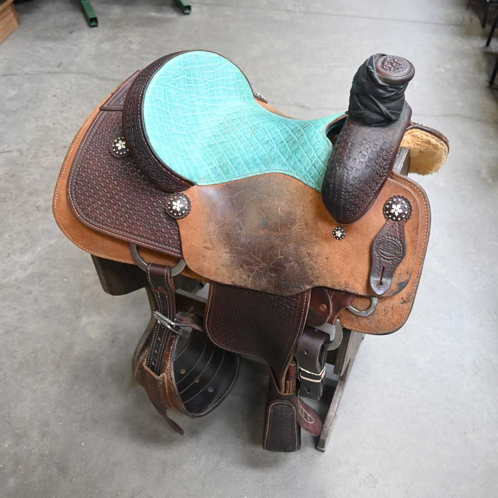14" USED COATS ROPING SADDLE