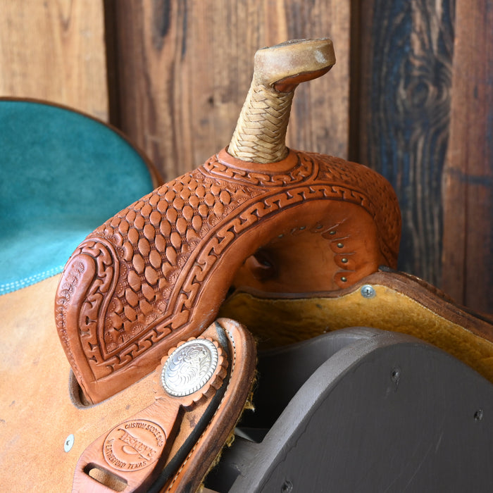13" USED TESKEY'S BARREL SADDLE