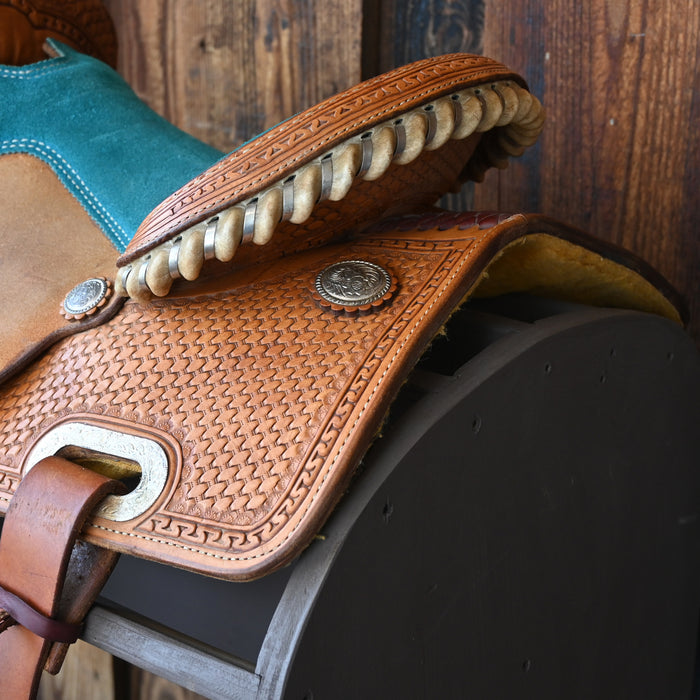 13" USED TESKEY'S BARREL SADDLE