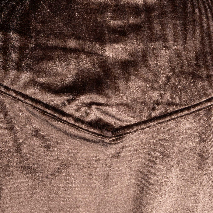 Cruel Denim Women's Brown Velvet Snap Top