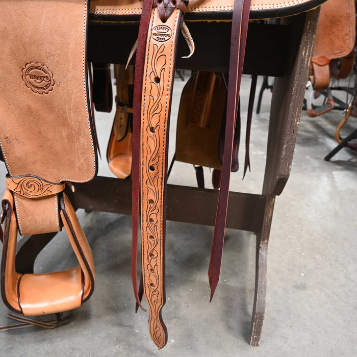 14.5" TESKEY'S TEAM ROPING SADDLE Saddles - New Teskey's Saddlery
