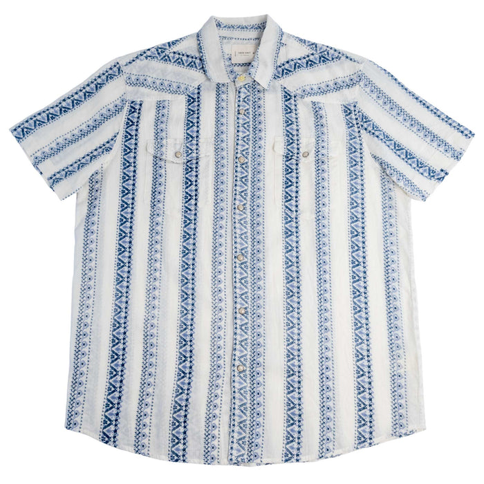 True Grit Western Stripe Pearl Snap Shirt MEN - Clothing - Shirts - Short Sleeve TRUE GRIT