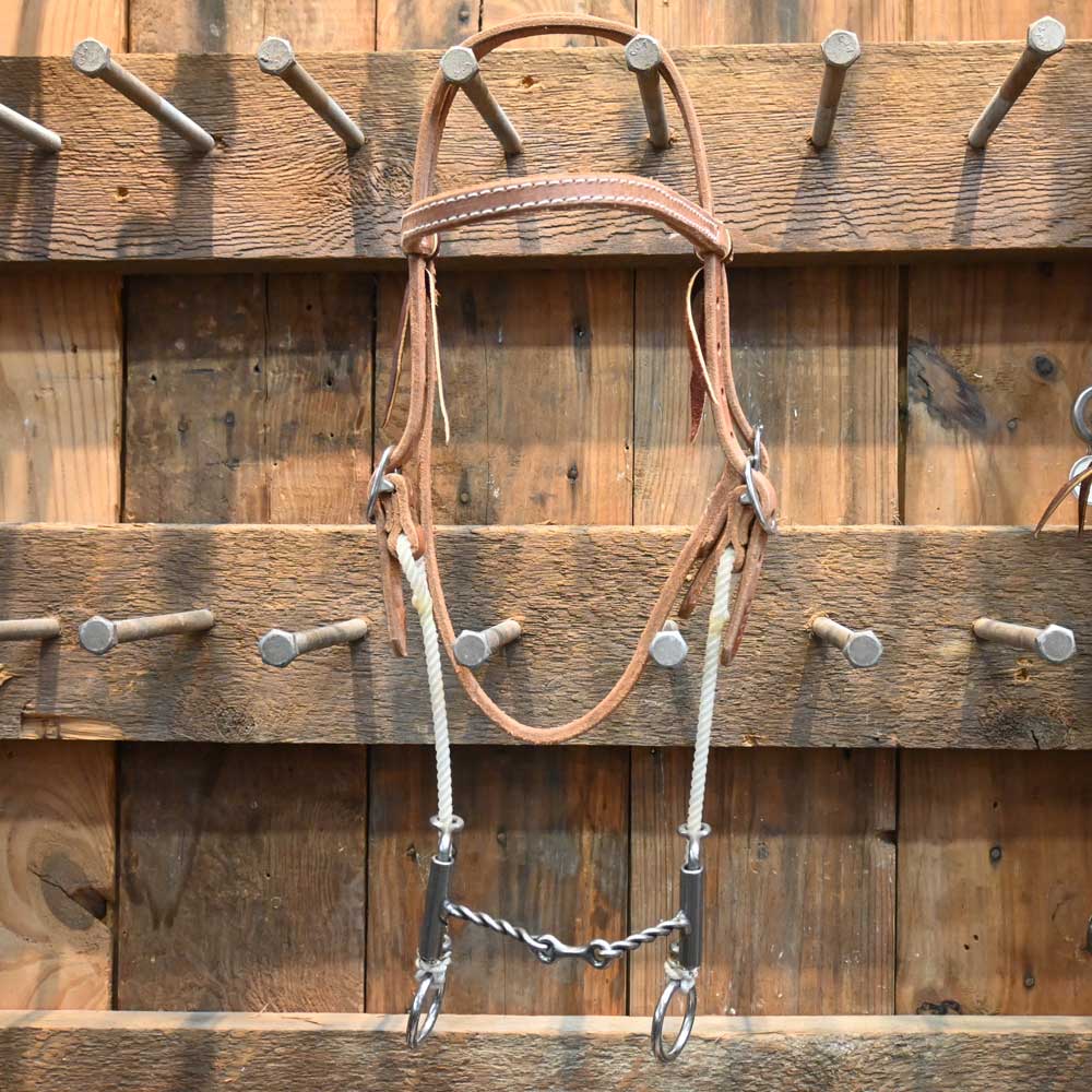 Cow Horse Supply Bridle - No Hit - Sliding Lariat Gag CHS099 Tack - Training - Headgear Cow Horse Supply   
