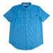 Rock & Roll Denim Men's Tek Ripstop Pearl Snap Shirt - Blue MEN - Clothing - Shirts - Short Sleeve Panhandle