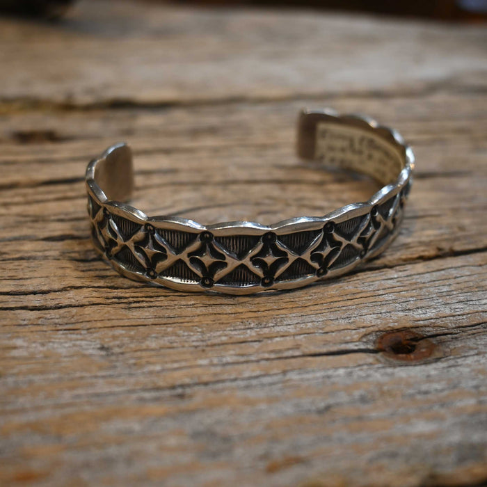 Elroy & Bernadine Chavez Handmade Sterling Silver Cuff