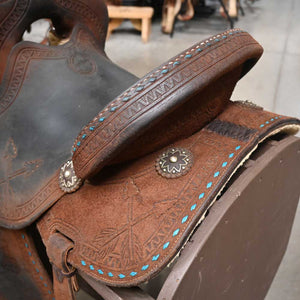 13.5" USED JEFF SMITH C3 BARREL SADDLE Saddles Jeff Smith   