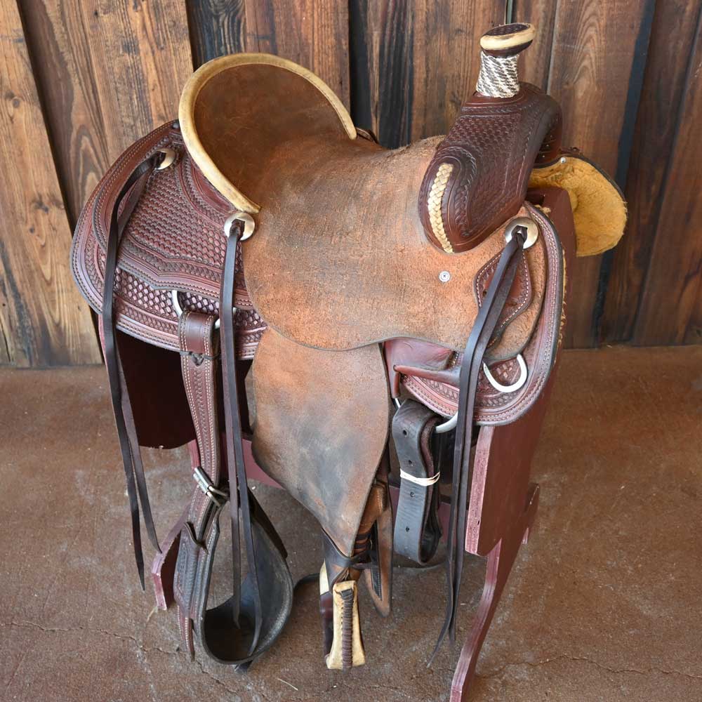 14" USED ROBERT TESKEY RANCH ASSOCIATION SADDLE Saddles Robert Teskey