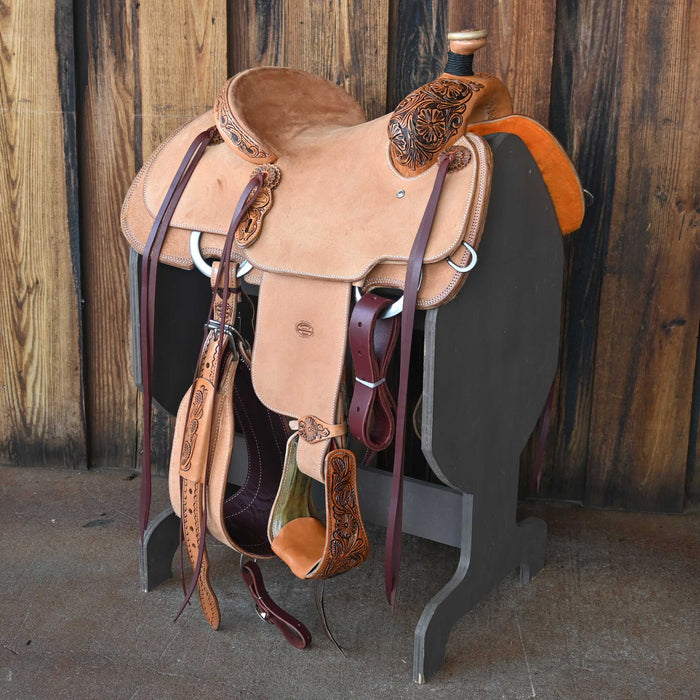 13" TESKEY'S CALF ROPING SADDLE