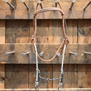 Cow Horse Supply Bridle Bridle with a Sliding Gag  CHS100 Tack - Training - Headgear Cow Horse Supply   