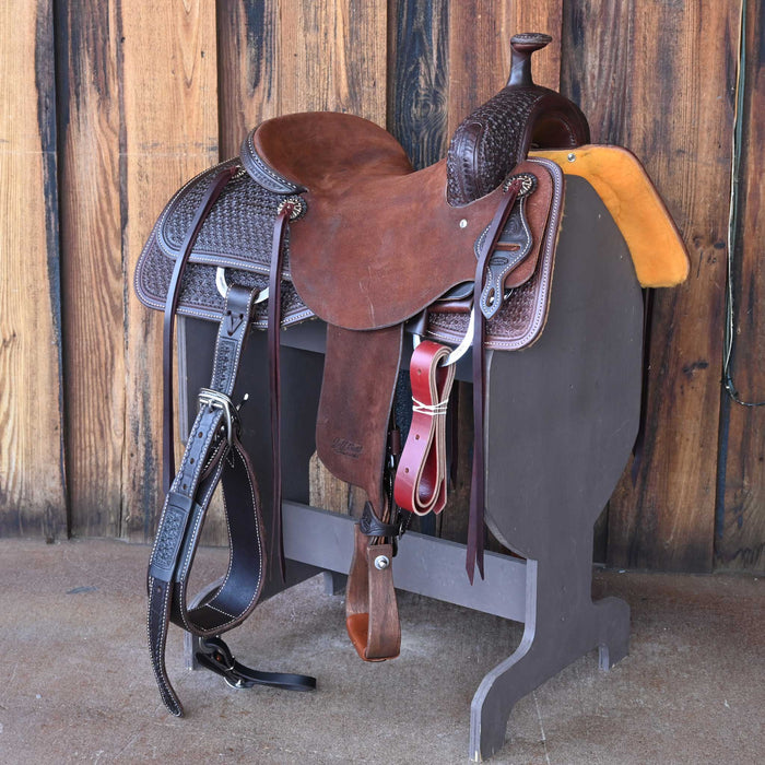 15.5" JEFF SMITH BUSTER WELCH RANCH CUTTER SADDLE